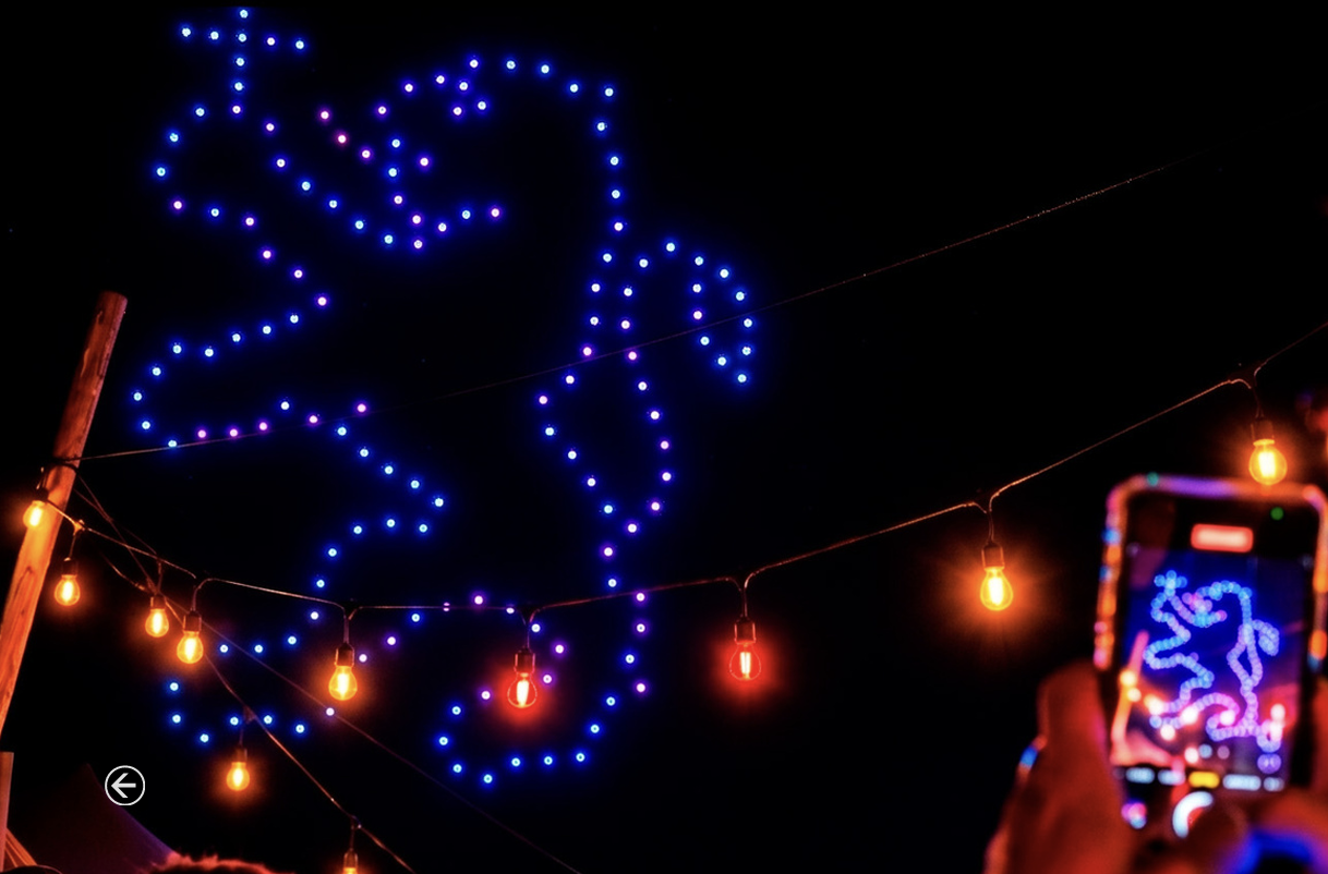 Show de drones — NEWMAN